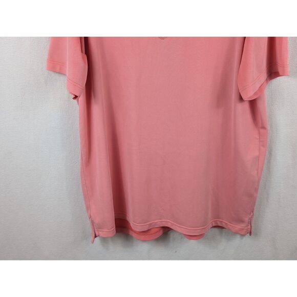 Johnnie-O Mashie Prep-Performance Polo Shirt Pink/Salmon Men's Size 2XL/XXL - Picture 3 of 14